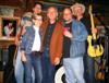 This aftershow group shot was sent in by Tom. Bob, Tom's sister Julie (who was also in NYC that day), Tom, Bryan, and Webb (pic #11).